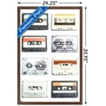 thumbnail image 3 of Cassettes Wall Poster, 22.375" x 34" Framed, 3 of 6