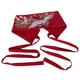 thumbnail image 2 of Cinturón Obi para mujer, bordado con lazo, cintura ancha para vestido de ceremonia del té. Rojo, 2 of 9