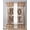 brown, variant on Retro Farmhouse Sheer Curtains 84 Inch Length 2 Panels Set for Living Room/Bedroom, Country Star Berries Text Wooden Grain Kitchen Curtains Grommet Semi-Sheer Curtains Window Treatments 52"x84"x2