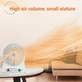 thumbnail image 4 of Oefntac Savings Handheld Fan Portable Small Desk Fan,Mute Snowflake Fan with LED Lantern,Three Gear Indicator Light,1200mAh Rechargeable Battery Operated USB Fan,For Office,Bedroom Fan Portable, 4 of 8