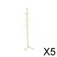 thumbnail image 1 of Paquete de 5-6 percheros para casa de muñecas, perchero para ropa, perchero para juegos de simulación para niños pequeños 5 piezas, 1 of 8