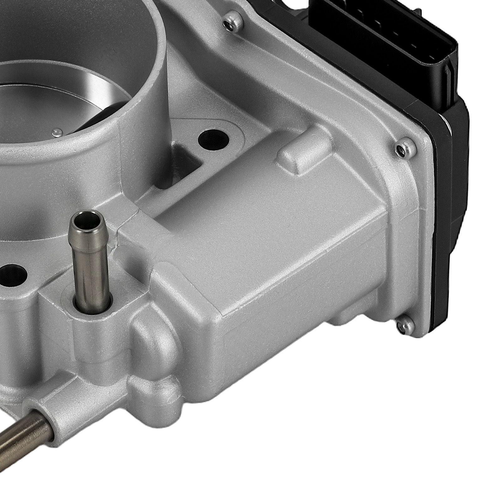 Electrical Throttle Body with Sensor for Suzuki Grand Vitara 2.4L 2009-2022, Escudo 2005-2017, 60mm Bore, Aluminum Silver, OEM 13400-78K00 1340078K00, Fuel Injection Intake System