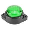 thumbnail image 2 of 12V 6LED Mini Round Side Marker Light Signal Indicator Clearance Lamp for Trailer Truck(Green), 2 of 9