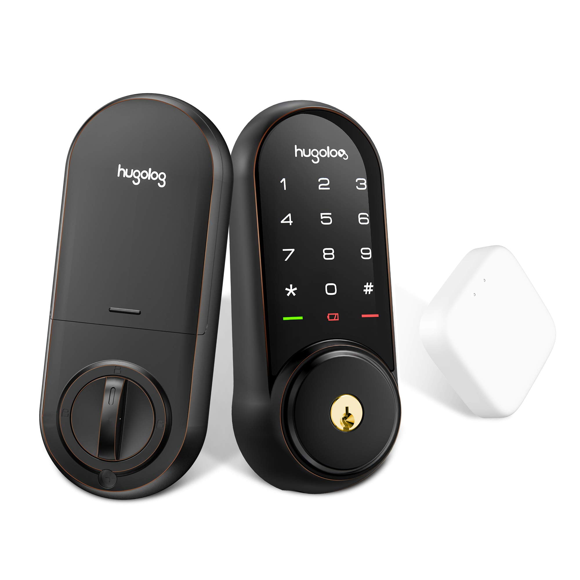 Hugolog Smart Lock,Touchscreen Deadbolt Remote Wireless Control