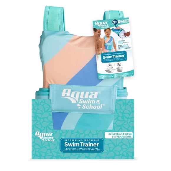 Aqua Leisure Swim School Foam Pad Swim Trainer Vest for Kids
