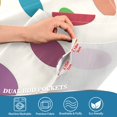 thumbnail image 5 of Yayeee Kitchen Curtains Tier Set of 2 Light Filtering 57"x24" Over Sink Window Panels, Polka Dot, 5 of 7