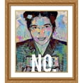 thumbnail image 2 of Stephen Chambers 26x30 Gold Ornate Wood Framed With Double Matting Wall Art Titled - Rosa Parks No, 2 of 6