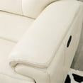 thumbnail image 5 of Jenson Leather Recliner Chair in Cream with Power Head Rest, 5 of 17