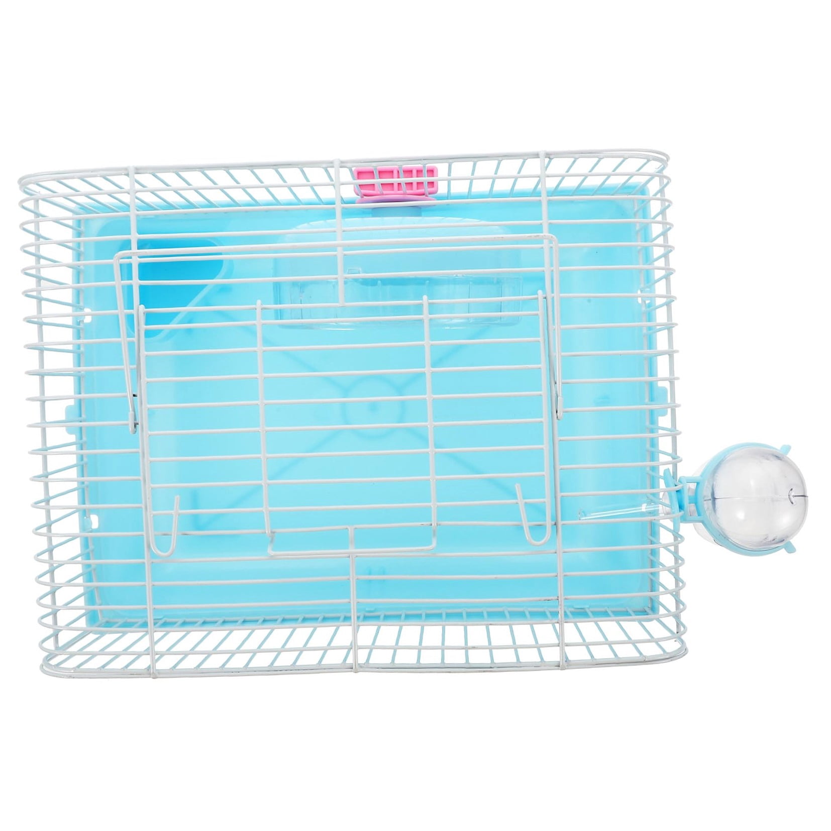 PBPBOX 1Set Blue Handheld Pet Cage for Hamsters Gerbils Chinchillas with Travel Handle and Accessories