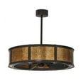 thumbnail image 4 of Meyda Tiffany 149288 Smythe Craftsman 30" 5 Blade Indoor Led Ceiling Fan - MultiColor, 4 of 5
