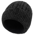 thumbnail image 1 of Bonnet Homme Chaud Respirant Tricoté Bonnet à Revers pour l'Hiver, 1 of 10