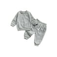 thumbnail image 1 of Sunloudy Toddler Baby 2Pcs Spring Outfits, Sun Print Long Sleeve Tops + Pants, 1 of 6