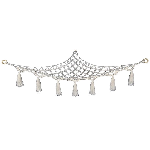 Cotton Rope Plush Toys Storage Hammock Kids Plush Toy Storage Net Organizer