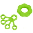 thumbnail image 4 of Finger Pull Ring Finger Training Resistance Belt Hand Strength Trainer Ring ExpanderGrass Green, 4 of 9