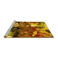 thumbnail image 2 of Ahgly Company Machine Washable Indoor Rectangle Oriental Yellow Industrial Area Rugs, 8' x 12', 2 of 4