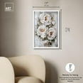 thumbnail image 5 of White Mirage II Shadowbox Print Floral Wall Decor by Art Remedy, White Frame, 16 x 24, 5 of 7