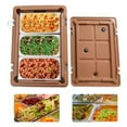 thumbnail image 3 of 3 Pans Hot Box Insulated Food Pan Carrier fits Catering Insulated Food Warmer, 3 of 18