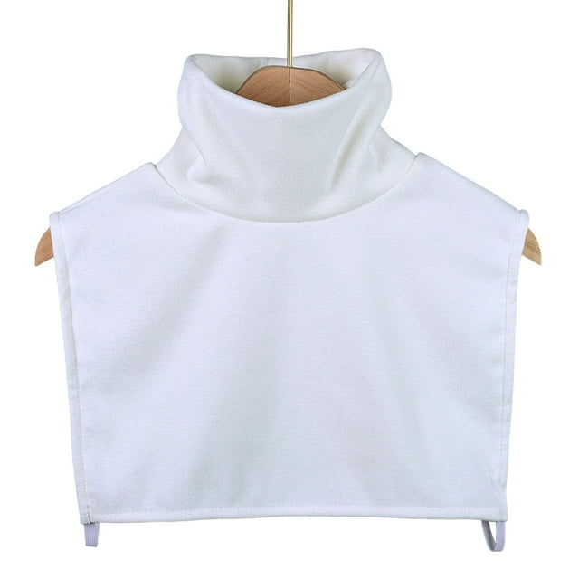 Visland Fake Collar Pull-Over False Collar High-Neck Design Double-Sided Velvet Cold-Proof Neck Protector Autumn Winter Decoration