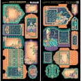 thumbnail image 2 of Graphic 45 Midnight Masquerade Cardstock Die-Cuts 6"X12" Sheets 2/Pkg-Tags & Pockets, 2 of 2