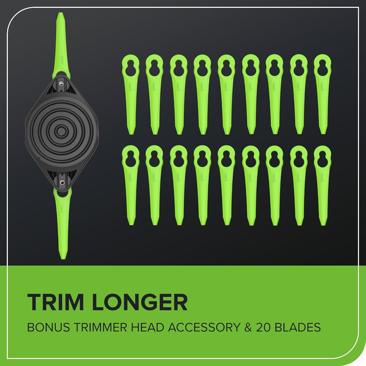 Greenworks 24V 12" BR String Trimmer/Edger Kit