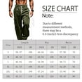 thumbnail image 6 of FEOYA Mens Corduroy Cargo Pants Baggy Male Casual Sweatpants Drawstring Waist Joggers Straight Legs Trousers with Multi Pockets for Running Workout Athletic Sport Hiking Outdoor M Green, 6 of 6