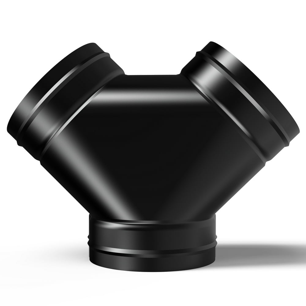 AC Infinity 3Way Duct Splitter, 6 x 6 x 6" Exhaust Pipe Splitter Y