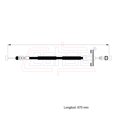 thumbnail image 3 of Cable Chicote Acelerador Compatible Con Nissan Frontier 3.3L 2001 2002 2003 2004 CAHSA Cable Chicote Acelerador, 3 of 7