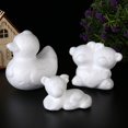 thumbnail image 3 of Bolas de espuma de poliestireno blancas con forma de animales para modelar, manualidades de espuma de poliestireno para niños, juguete DIY, regalos de Navidad, suministros para fiestas de boda, 3 of 4