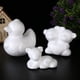 thumbnail image 3 of Bolas de espuma de poliestireno blancas con forma de animales para modelar, manualidades de espuma de poliestireno para niños, juguete DIY, regalos de Navidad, suministros para fiestas de boda, 3 of 4