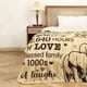 thumbnail image 3 of LHSHID Best Anniversary Marriage Gift Blanket Flannel Soft and Comfortable Anti static Bed Sofa Blanket 50x60in, 3 of 6