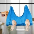 thumbnail image 4 of FZFLZDH Multi-purpose Dry Towel Dog and Cat Hammock Strap Bag for Bathing, Washing, Grooming and Nail Trimming Blue/S, 4 of 7