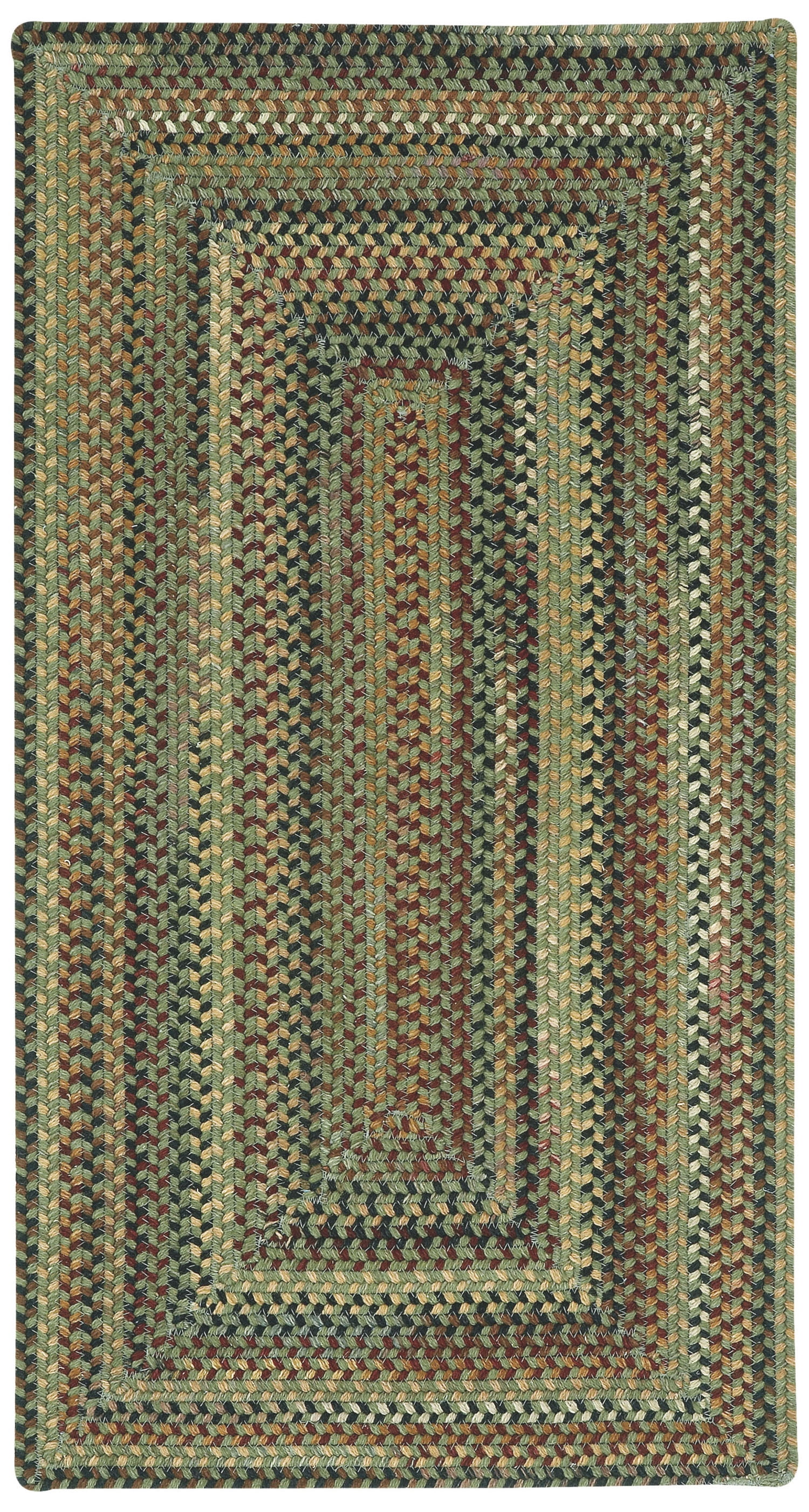 Capel Rugs Bangor Concentric Rectangle Braided Rugs