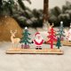thumbnail image 4 of Farfi-Estaca Adorable con forma de Papá Noel, modelo de estaca artesanal de madera de estilo navideño hecho a mano para el hogar, 4 of 5