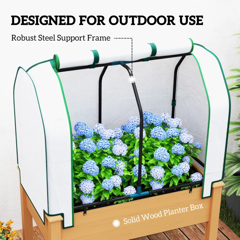Outdoor Planter Box Raised Garden Bed