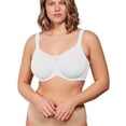 thumbnail image 2 of Jelly Bras for Women Seamless Bra Push Up Bra Balconette Bra Bralettes for Women No Underwire Bras Full Coverage Bras Wireless Bras Wide Comfortable Straps Supportive Lift And Shape Bra White, 2 of 9