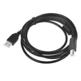 thumbnail image 3 of PKPOWER 6ft USB Cable PC Laptop Data Sync Cord For Magicard 3652-0021 Rio Pro Duo Dual-Sided ID Card Printer 3633-9021 Enduro Plus Dual-Sided ID Card Printer Power Supply Cable Cord PSU Mains, 3 of 3