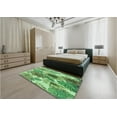 thumbnail image 5 of Ahgly Company Machine Washable Indoor Rectangle Transitional Jade Green Area Rugs, 5' x 8', 5 of 7