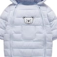 thumbnail image 6 of PureCasa Jumpsuit for Toddler Boys Girls Winter Warm Snowsuit Outwear Newborn Hooded Footed Romper Jumpsuit for 0-24 Months, 6 of 6