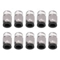 thumbnail image 3 of Pneumatic Quick Plug Connector,Externally Pneumatic Quick Plug Male Thread Straight Through Quick Plug Connector Pneumatic Nickel Plated Copper Quick Connector Superior Craftsmanship, 3 of 14