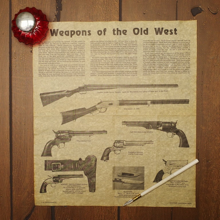 West Outlaws Weapons Gun Posters Parchment Paper Western Decor Pistol Wall Art West Outlaws Weapons Gun Posters Parchment Paper Western Decor Pistol Wall Art