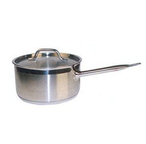 4-3/8?Dia x 2-3/8?H Stainless Steel Mini Sauce Pan With Handle Winco DCWA-105S 