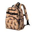 thumbnail image 2 of Labrador Retriever and Dog Paw Print Cute School Backpack Bag for School with Padded Back and Adjustable Shoulder Straps 15.25"x11.5"x5.25", 2 of 3