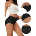 thumbnail image 3 of Unique Bargains High Waisted Tummy Control Briefs 3XL Black, 3 of 6