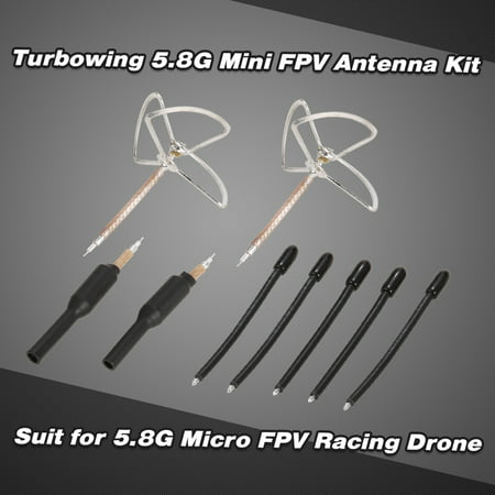 Turbowing Clover and Copper Tube Gain Mini FPV Antenna Kit for AV Transmitter Micro FPV Racing