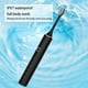 thumbnail image 4 of Cepillo de dientes eléctrico con 6 modos y 4 cabezales de cepillo - 22000/minuto, impermeable IPX7, recargable USB, batería de 50 días, 4 of 8