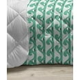 thumbnail image 3 of Marine Down Alternative Comforter, Continuous Cartoon with Whale Crab Turtle and Shells, Microfiber Quilt for All Season, 5 Sizes, Yellow Multicolor, by Ambesonne, 3 of 3