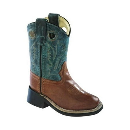 Infant Old West 6 Inch Broad Square Toe Cowboy Boot - Toddler