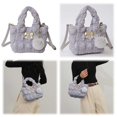 thumbnail image 3 of Bolso Bandolera para Mujer Nailon Acolchado Con Asa Superior Esponjosa, 3 of 9