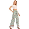 thumbnail image 4 of Pantalones anchos de pierna ancha para mujer, 4 of 5