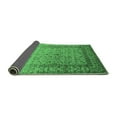 thumbnail image 2 of Ahgly Company Indoor Round Oriental Emerald Green Industrial Area Rugs, 4' Round, 2 of 4